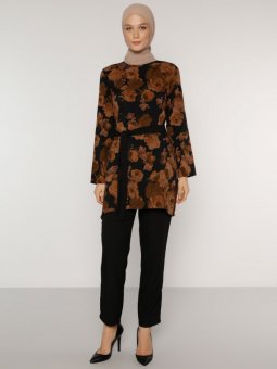Tunik&Pantolon İkili Siyah Takım