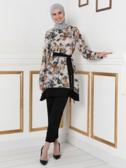 Tunik&Pantolon İkili Siyah Takım